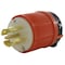 Ac Works Locking Plug, L21-30P, 30 A, 120/208V AC, Three Phase, Orange ASL2130P - alternate 1